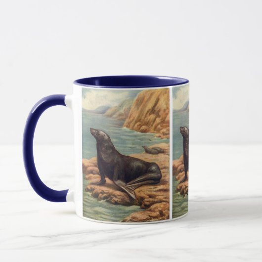  Zee Lood door de zeeoor, zeezoogdieren Mok (Links)