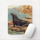 Zee Lood door de zeeoor, zeezoogdieren Muismat (Met muis)