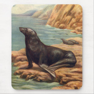 Zee Lood door de zeeoor, zeezoogdieren Muismat