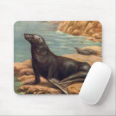  Zee Lood door de zeeoor, zeezoogdieren Muismat (Met muis)