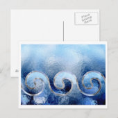 zee , lucht en surf briefkaart (Voorkant / Achterkant)