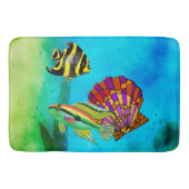 Zee maakt gemengde media badmat (Voorkant)