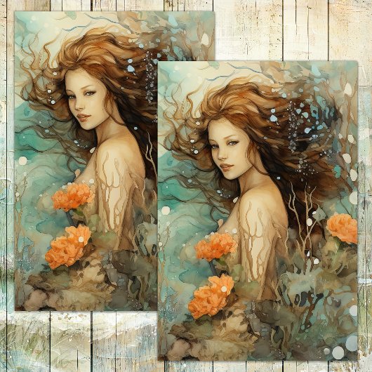 ZEE MAIDEN ZEEMEERMIN DECOUPAGE TISSUEPAPIER