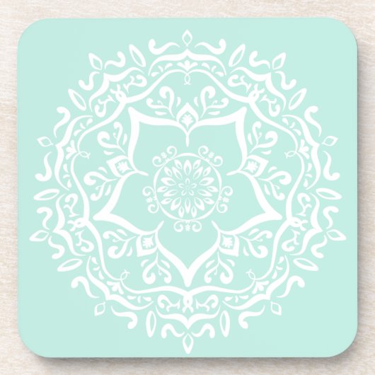 Zee Mandala Drankjes Onderzetter (Voorkant)