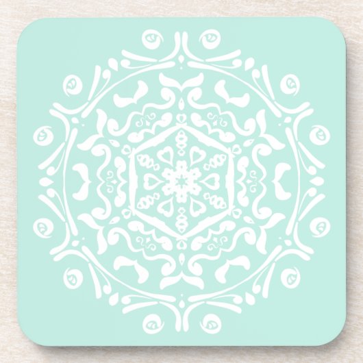 Zee Mandala Drankjes Onderzetter (Voorkant)