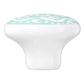 Zee Mandala Keramische Knop (Zijkant)