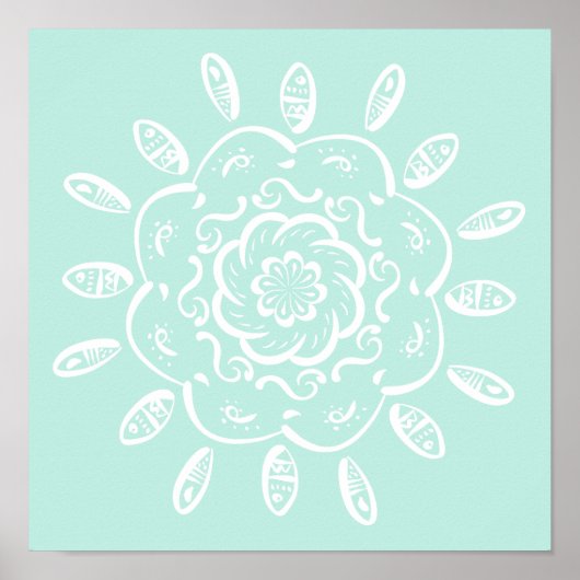 Zee Mandala Poster (Voorkant)