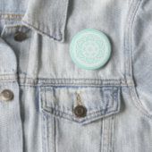 Zee Mandala Ronde Button 5,7 Cm (In situ)