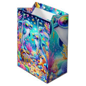 Zee Medium Cadeauzakje (Achterkant Gekanteld)