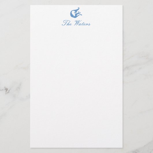 Zee-meermin Briefpapier (Voorkant)