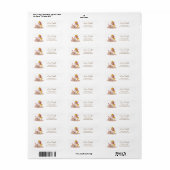 Zee-meermin Constructie Zandkasteel Retouradres Etiket (Full Sheet)