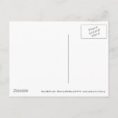 Zee Meeuw Zonsondergang Briefkaart (Achterkant)