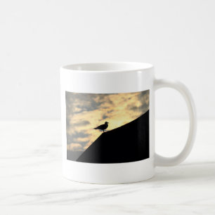 Zee Meeuw Zonsondergang Koffiemok