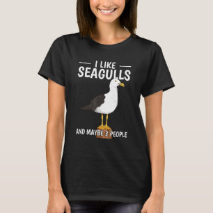 Zee meeuwen citeren Ik hou van meeuwen en misschie T-shirt