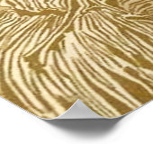  Zee meisje met roze roze Poster (Hoek)