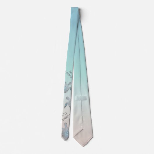 Zee | Mele Kalikimaka | Kerstmis Stropdas (Achterkant)