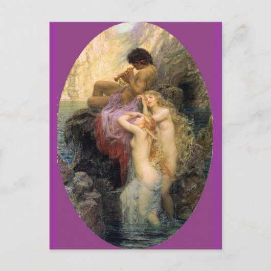 Zee Melodie - Herbert James Draper Briefkaart (Voorkant)