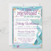 Zee Mermaid Baby shower Kaart (Voorkant)