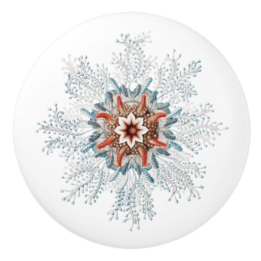 Zee met blauwe knoppen (Voorkant)