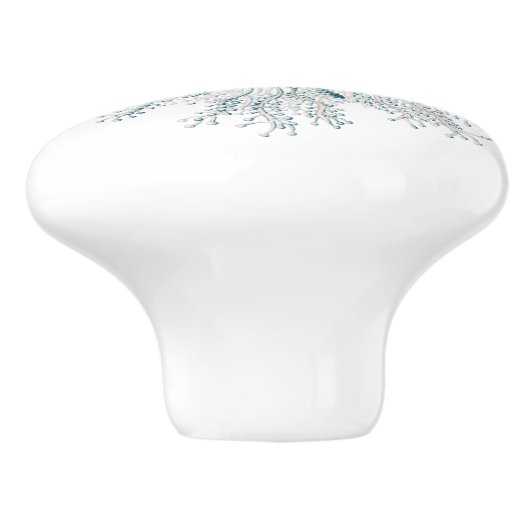 Zee met blauwe knoppen (Zijkant)