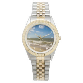 Zee met blauwe lucht  - horloge