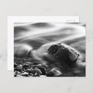 Zee met langdurige blootstelling briefkaart