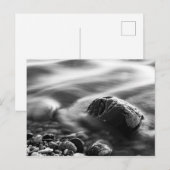 Zee met langdurige blootstelling briefkaart (Voorkant / Achterkant)