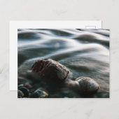 Zee met langdurige blootstelling briefkaart (Voorkant / Achterkant)