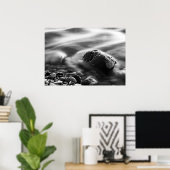 Zee met langdurige blootstelling poster (Thuiskantoor)