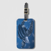 Zee met lederschildpad Bagagelabel (Voorkant (verticaal))