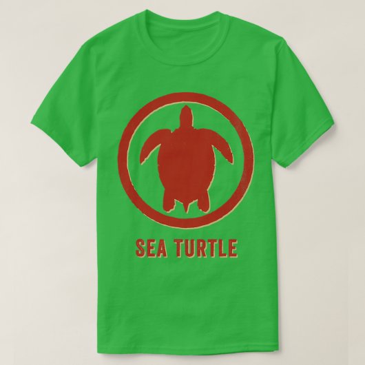 Zee met schuifregelaar retrostijl 1 t-shirt (Design voorkant)