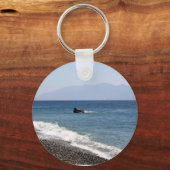 zee met stenen sleutelhanger (Voorkant)