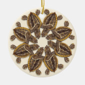 Zee met vuursteentjes, van keramisch Ornament (Voorkant)