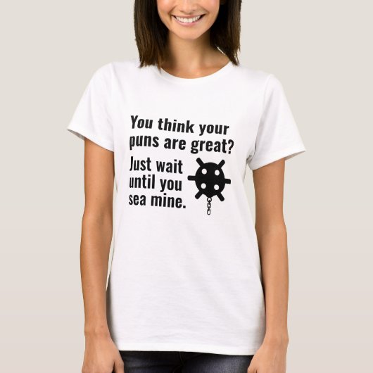 Zee mijn straf t-shirt (Voorkant)