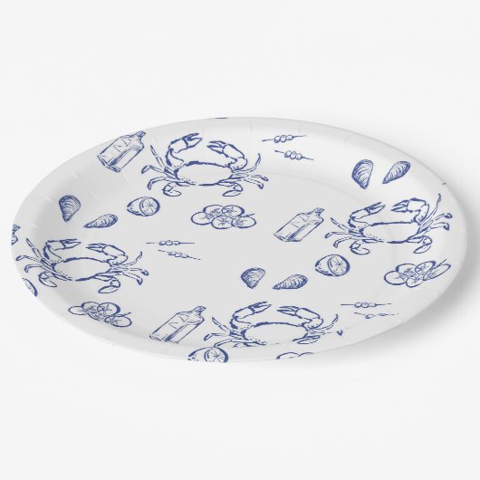 Zee-minimalisme Papieren Bordje (Gekanteld)