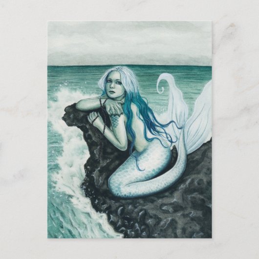 Zee Mist Mermaid Briefkaart (Voorkant)