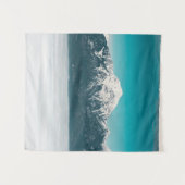 Zee mist onder de berg wandkleed (Voorkant (horizontaal))