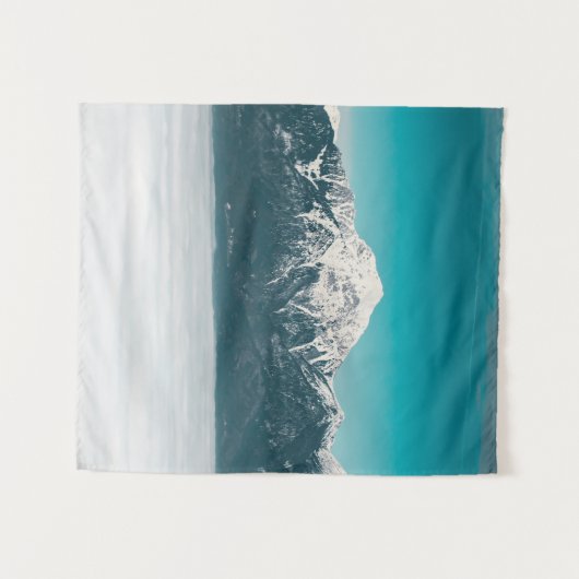 Zee mist onder de berg wandkleed (Voorkant (horizontaal))