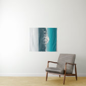 Zee mist onder de berg wandkleed (In Situ (horizontaal))