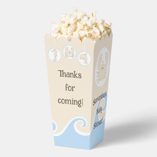 Zee Mobiel Baby shower Favor Boxes Bedankdoosjes (Popped)