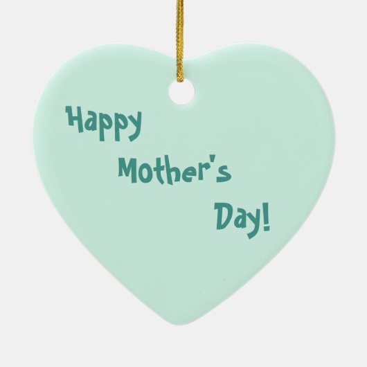 Zee Moederdag Keramisch Ornament (Achterkant)