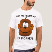 ZEE MONKEYS T-SHIRTS, GRAPPIG T-SHIRT (Voorkant)
