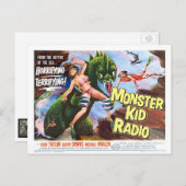 Zee Monster Briefkaart van Monster Kind Radio (Voorkant / Achterkant)