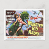 Zee Monster Briefkaart van Monster Kind Radio (Voorkant)