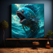 Zee Monster Canvas Afdruk