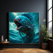 Zee Monster Canvas Afdruk