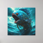 Zee Monster Canvas Afdruk (Voorkant)