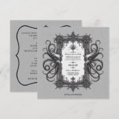 Zee Monster huwelijksuitnodiging Kaart (Voorkant / Achterkant)