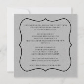 Zee Monster huwelijksuitnodiging Kaart (Achterkant)