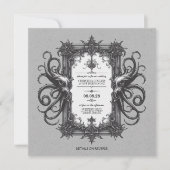 Zee Monster huwelijksuitnodiging Kaart (Voorkant)